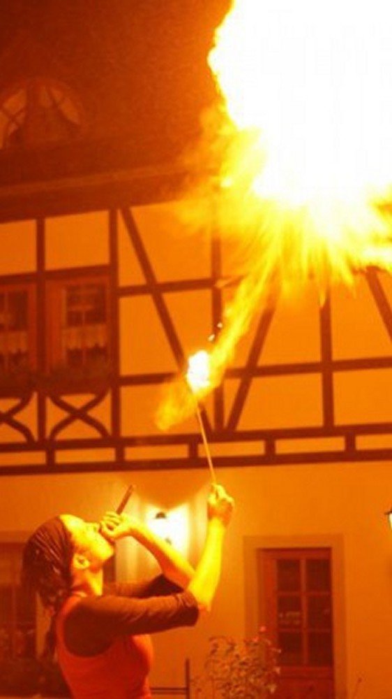 Feuershow Stelzenlufer Chemnitz - Hhepunkt Ihrer Feier