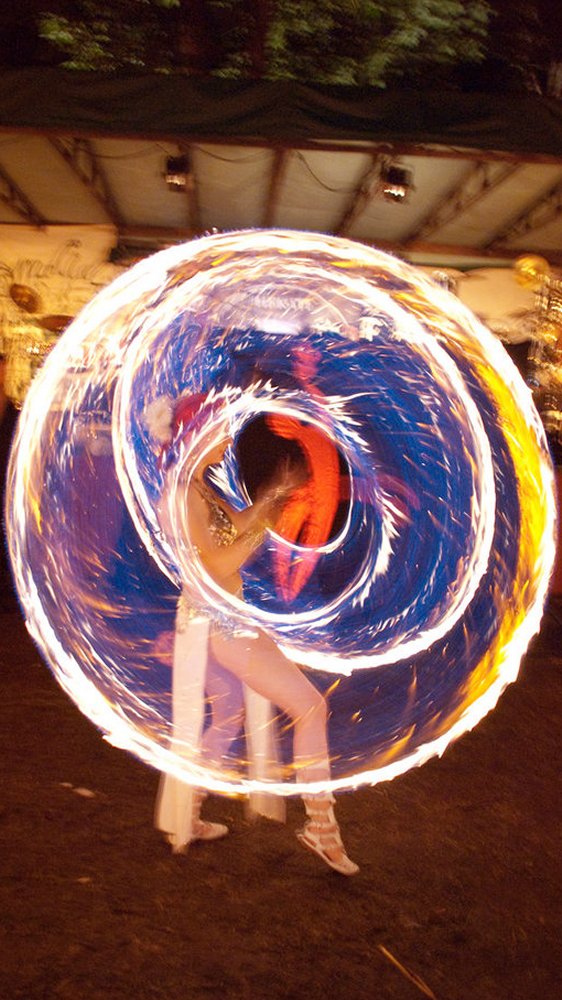 Anmutige Feuershow Chemnitz fr Firmenfest Hochzeit Event