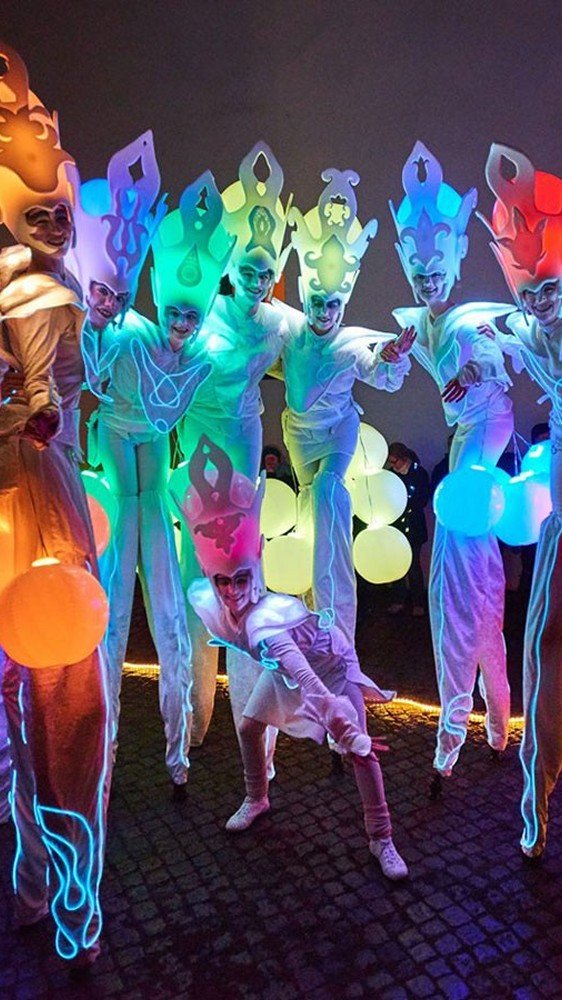 Stelzenlufer Hildesheim - Kostm Lichtwesen
