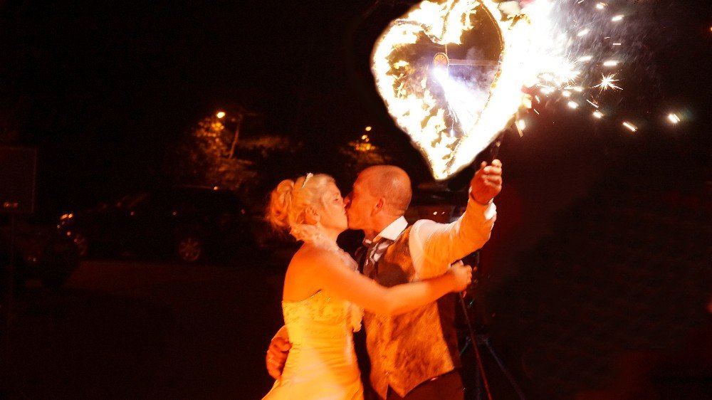 Feuershow Leipzig Hochzeit