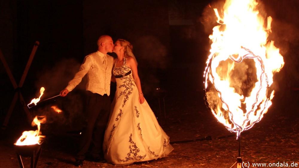 Feuershow Neubrandenburg Hochzeit