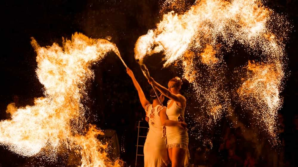 Feuershow Rostock Feuershow