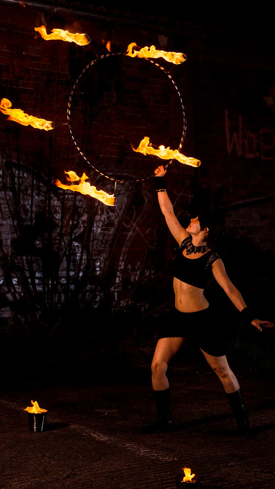 Hochzeits-Feuershow Rostock fr heiesten Tag im Leben
