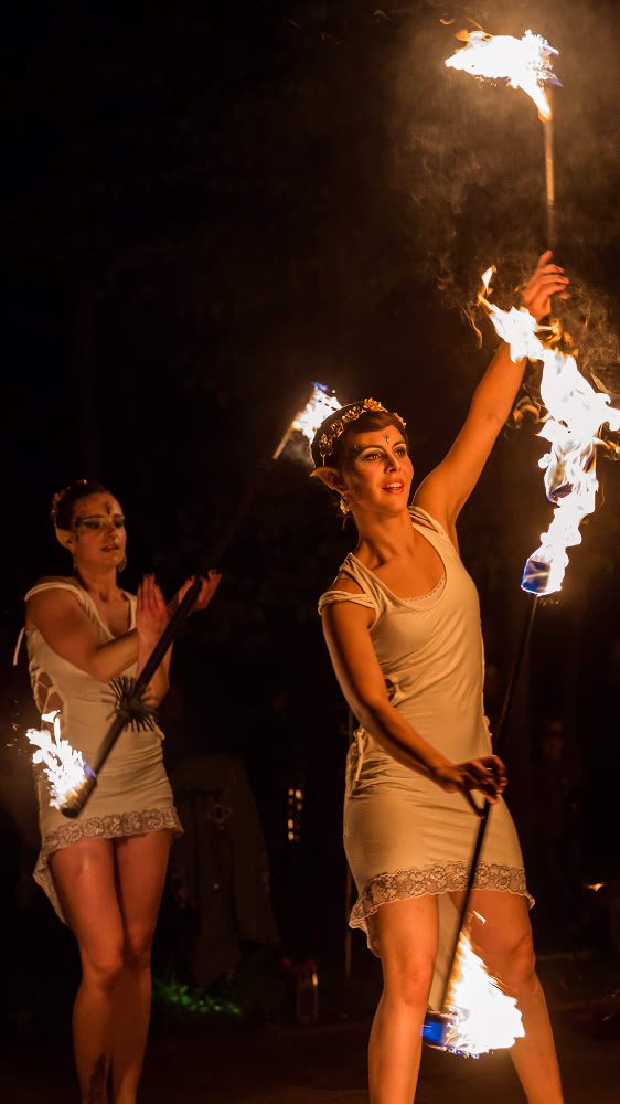 Hochzeits-Feuershow Rostock fr heiesten Tag im Leben