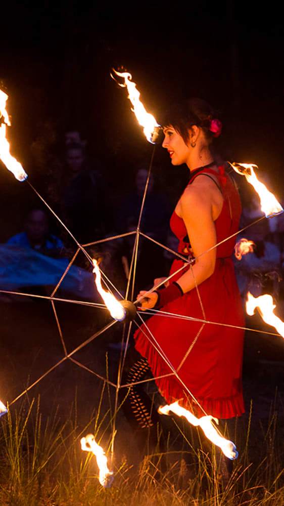 Hochzeits-Feuershow Rostock fr heiesten Tag im Leben
