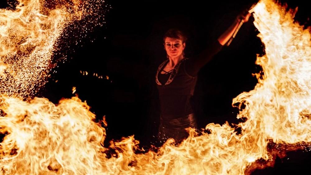 Hochzeits-Feuershow Rostock fr heiesten Tag im Leben