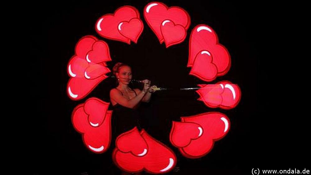 Lichtshow Stuttgart - Lichtershow LED Show Lichtknstlerin
